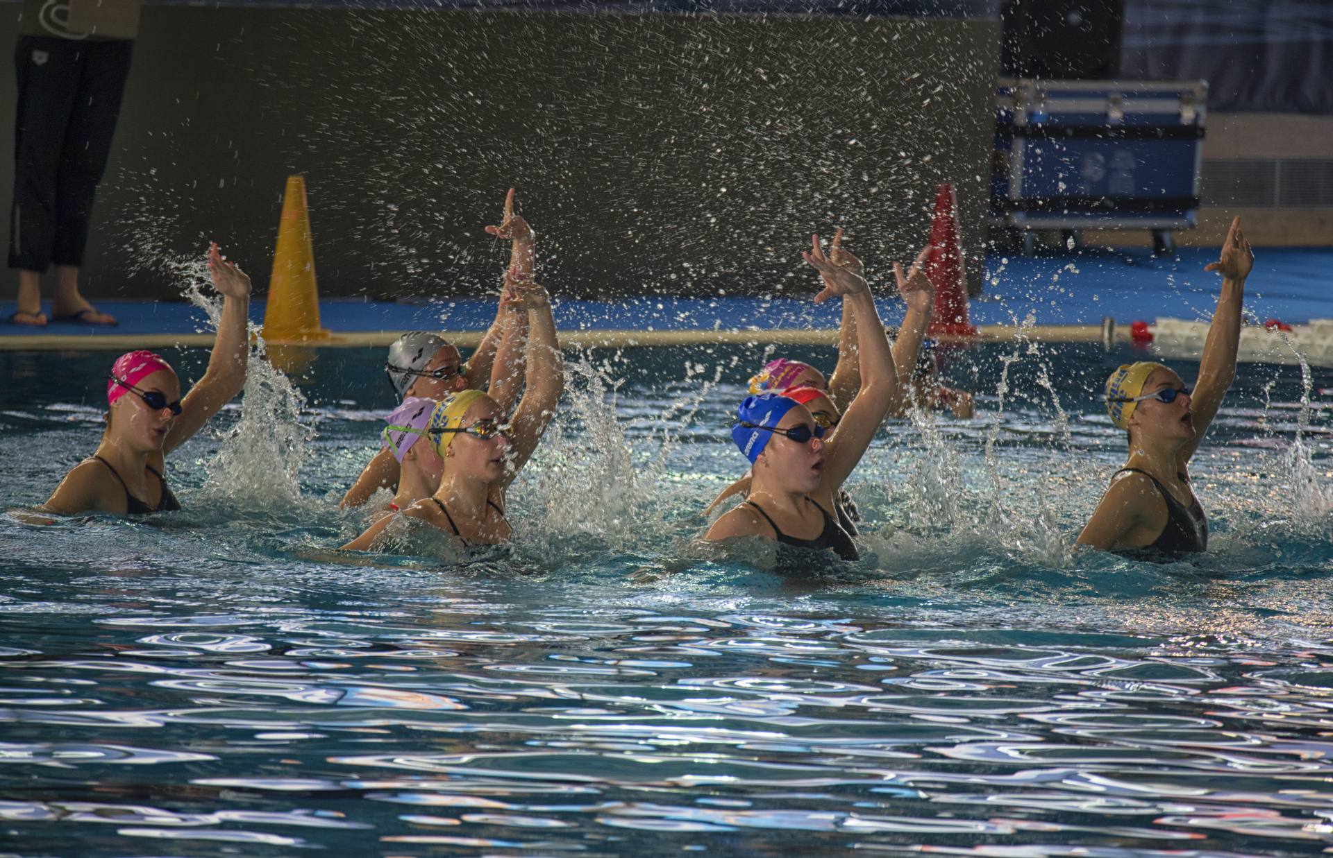 Incontro con la Nazionale Ucraina di Nuoto Sincronizzato